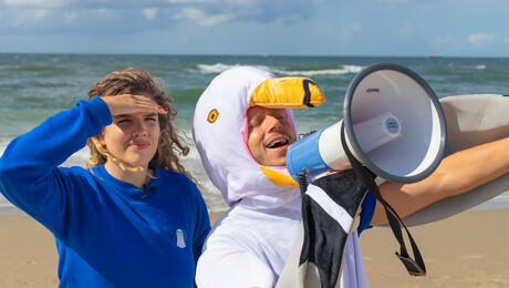 De zee op en tijd voor actie